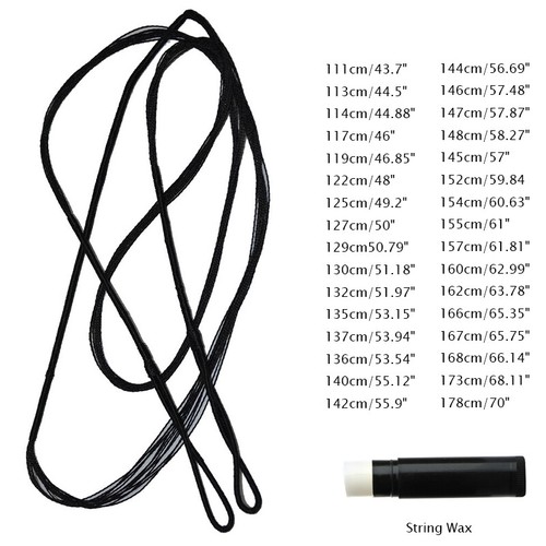 Archery bow strings - 43-70",