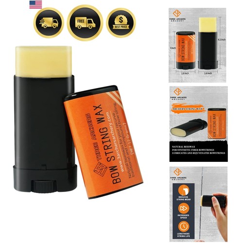 Archery bowstring wax - wax, recurve